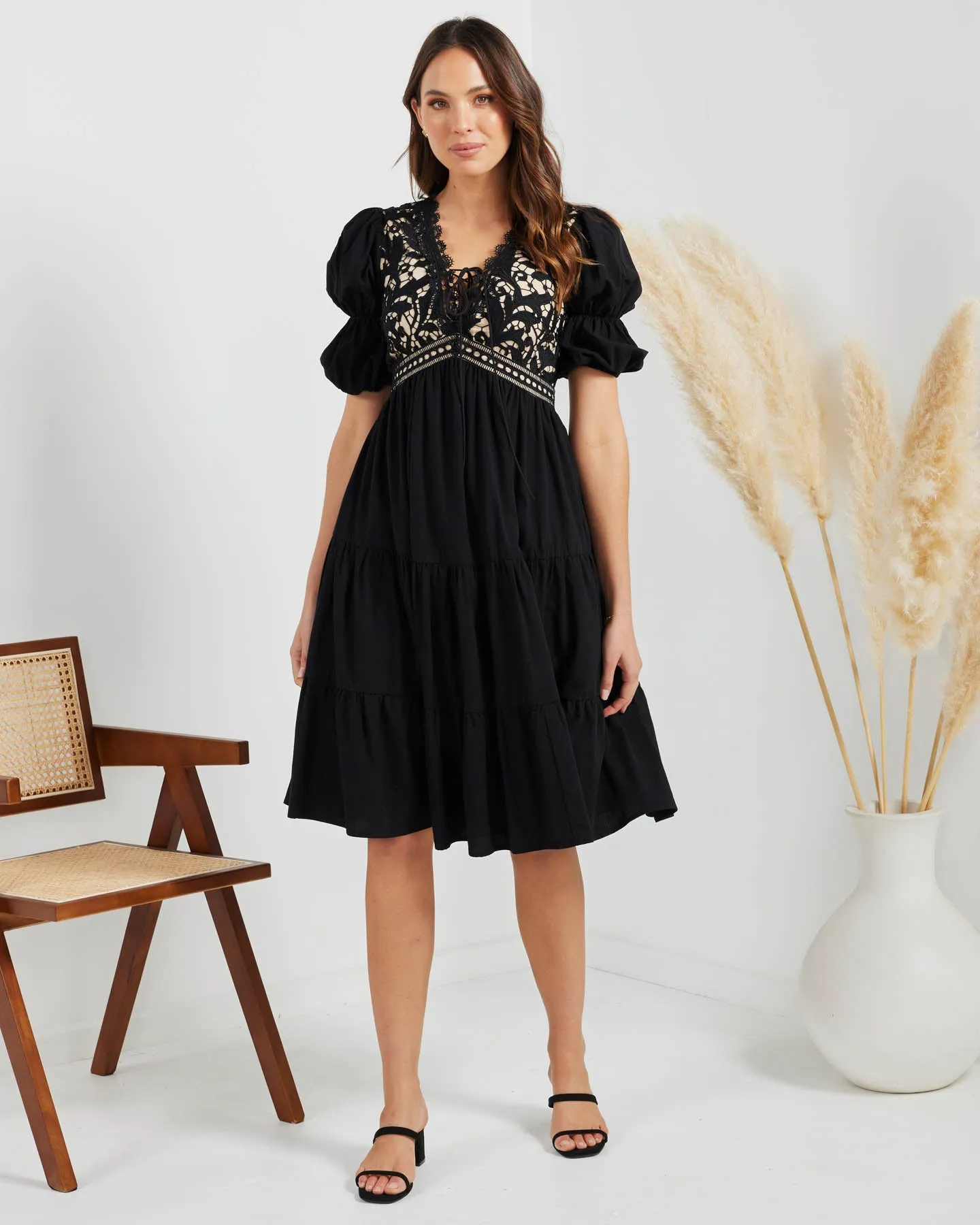 Alma Dress-Black