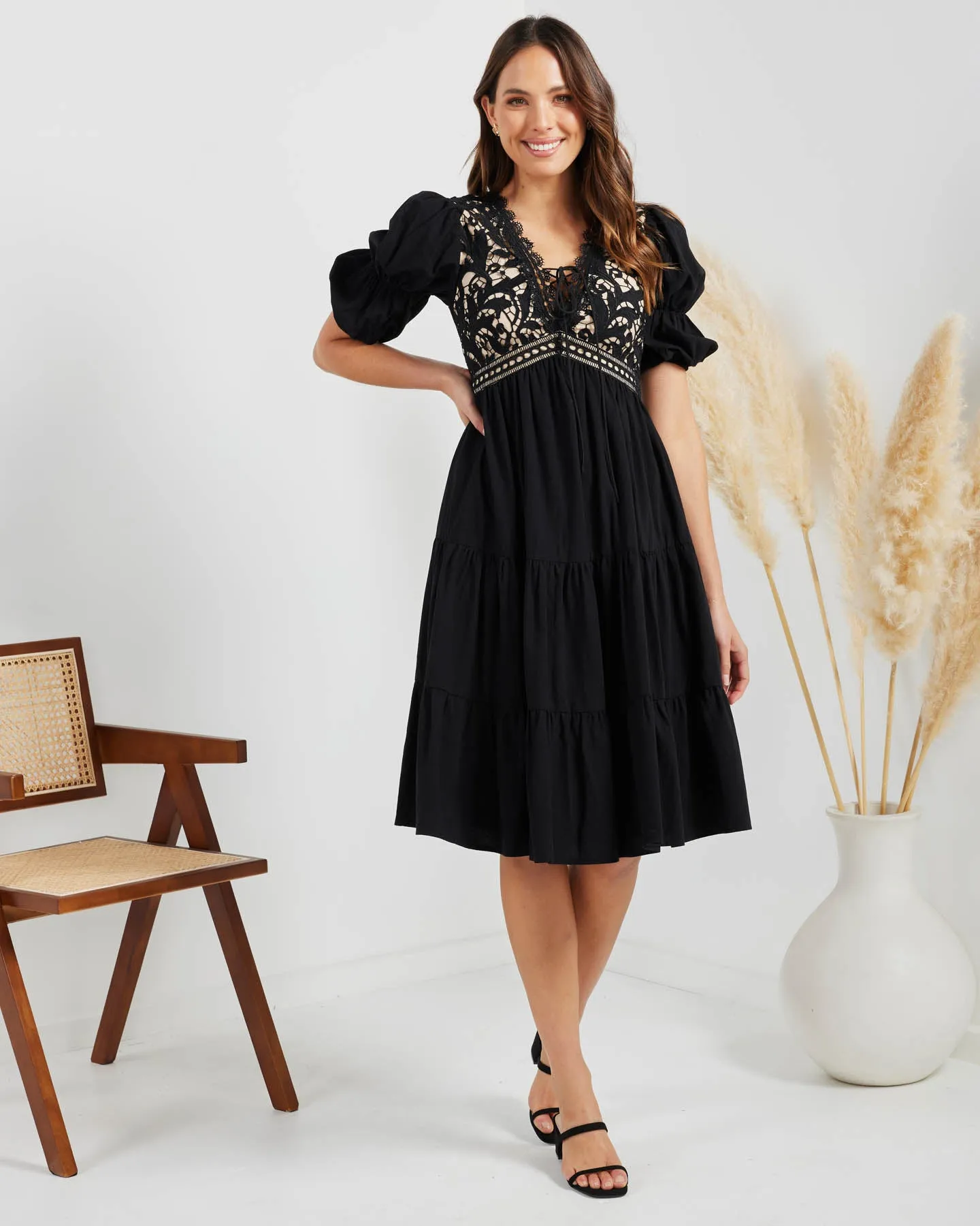 Alma Dress-Black