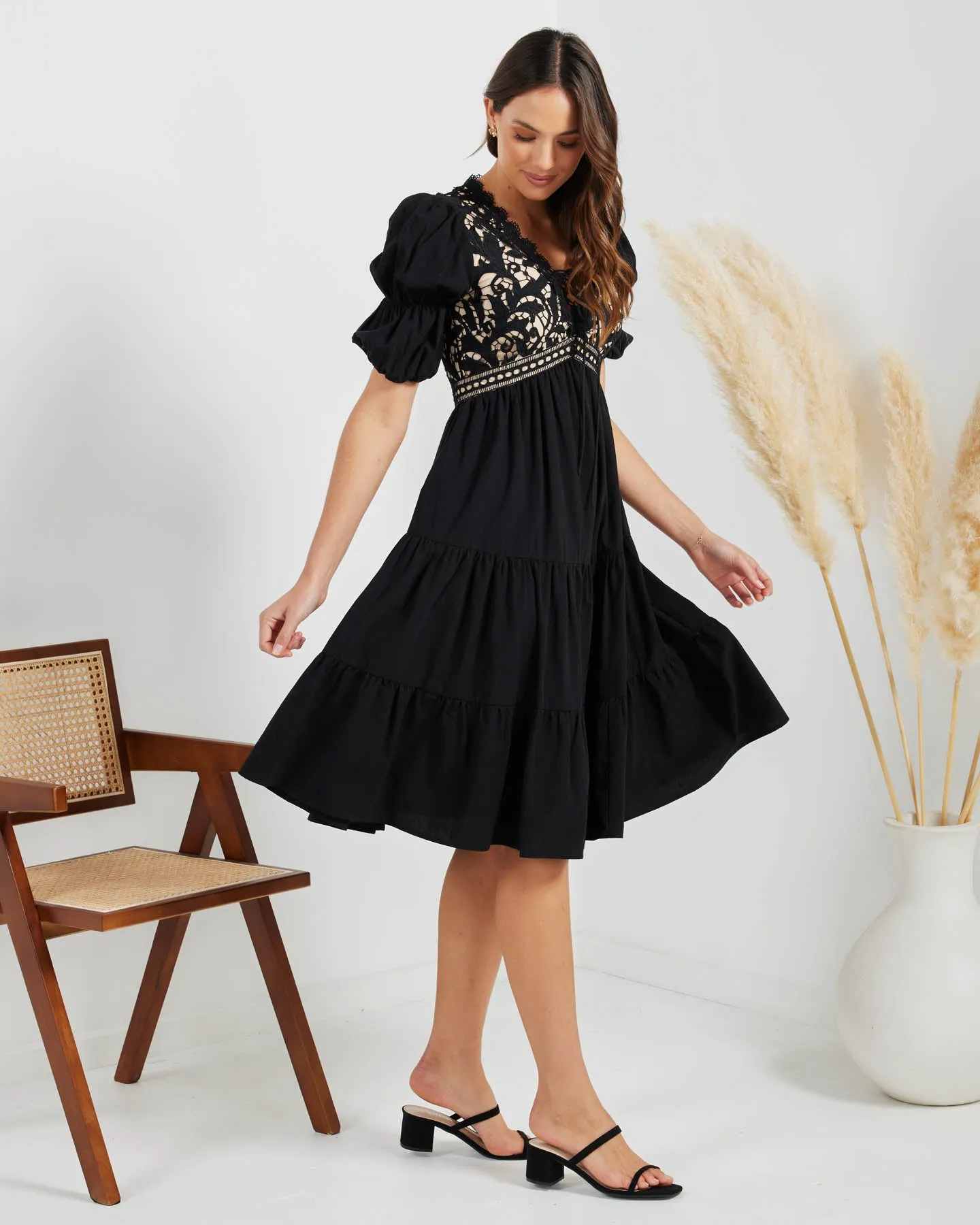 Alma Dress-Black