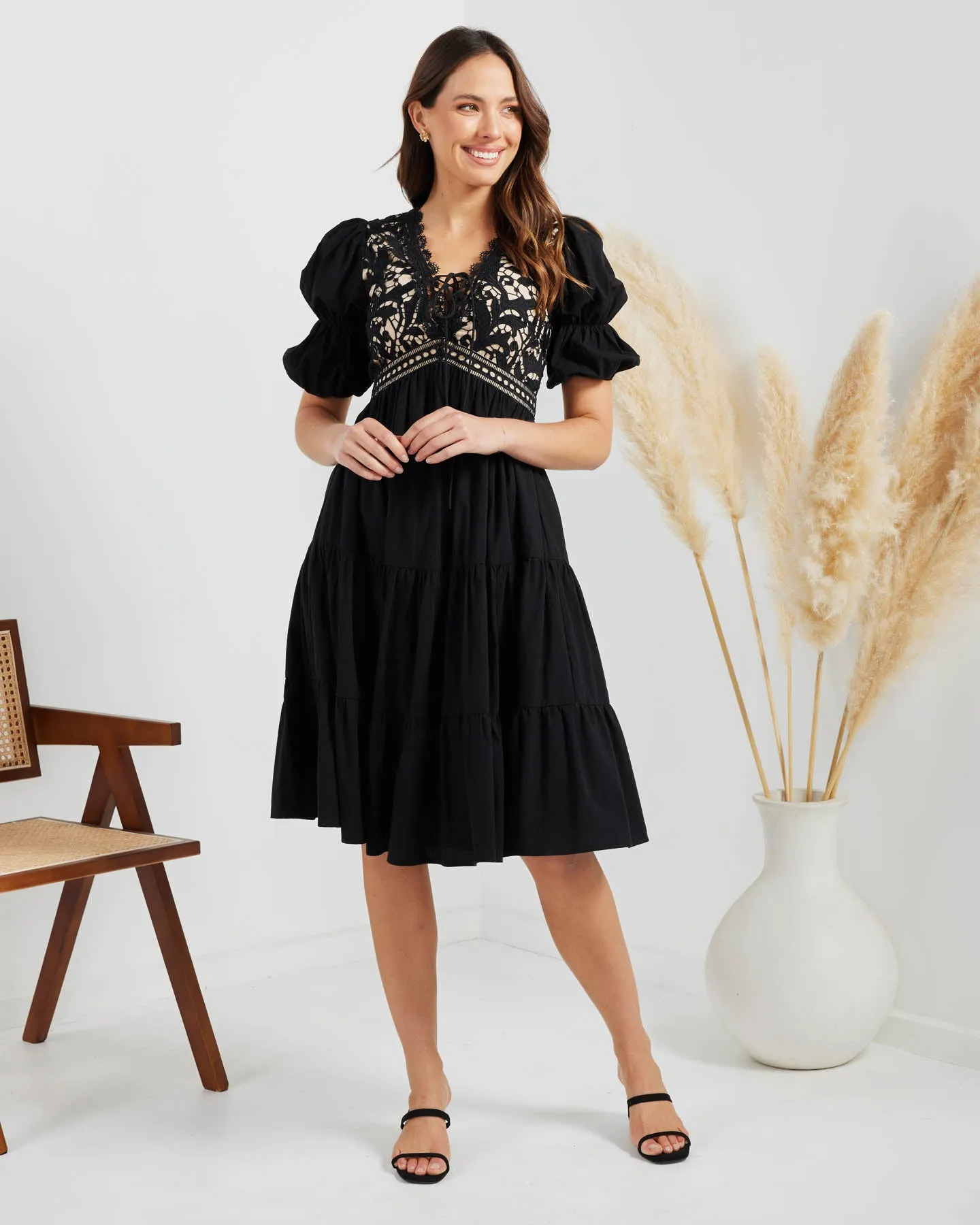 Alma Dress-Black