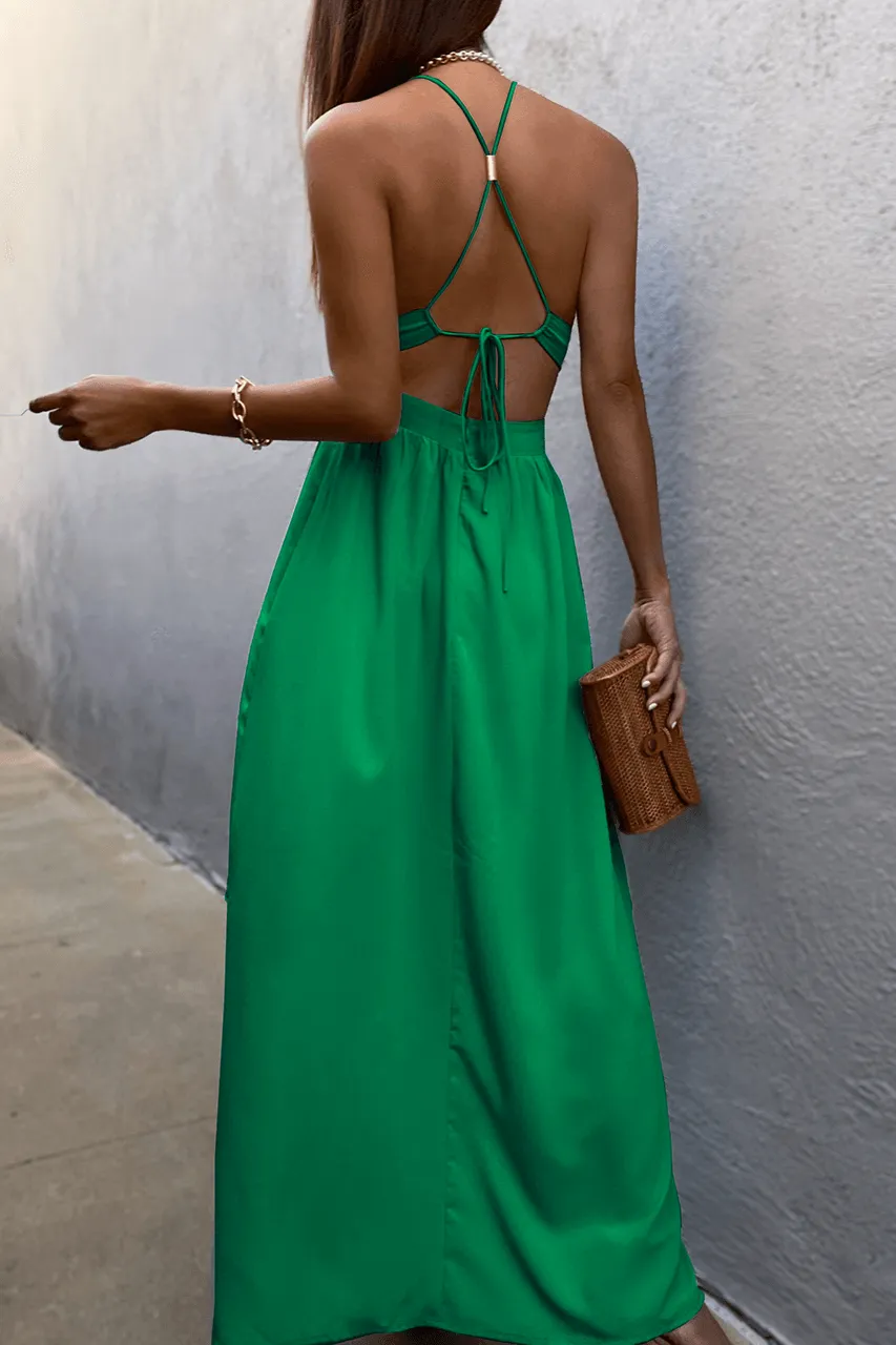 Amal Maxi Dress - Green