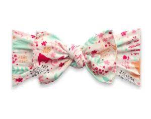 Baby Bling Bows PRINTED KNOT: Bunny Bounce