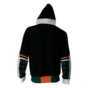 Bakugou Katsuki Cosplay Costume Tee Hoodie Zip Sweatshirt