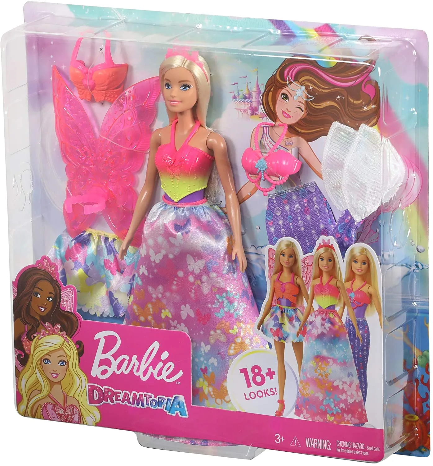 Barbie Dreamtopia Dress Up Blonde Doll Gift Set