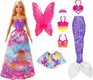 Barbie Dreamtopia Dress Up Blonde Doll Gift Set