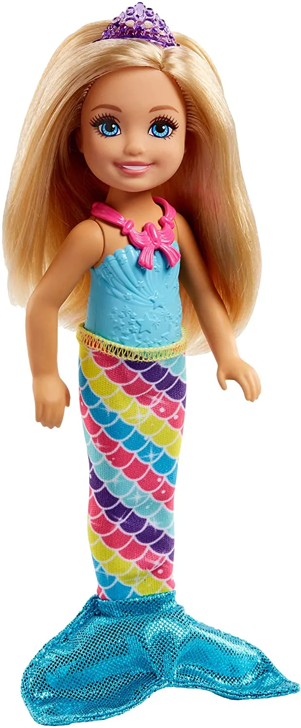 Barbie Rainbow Cove Chelsea Dress Up Doll with 3 Outfits