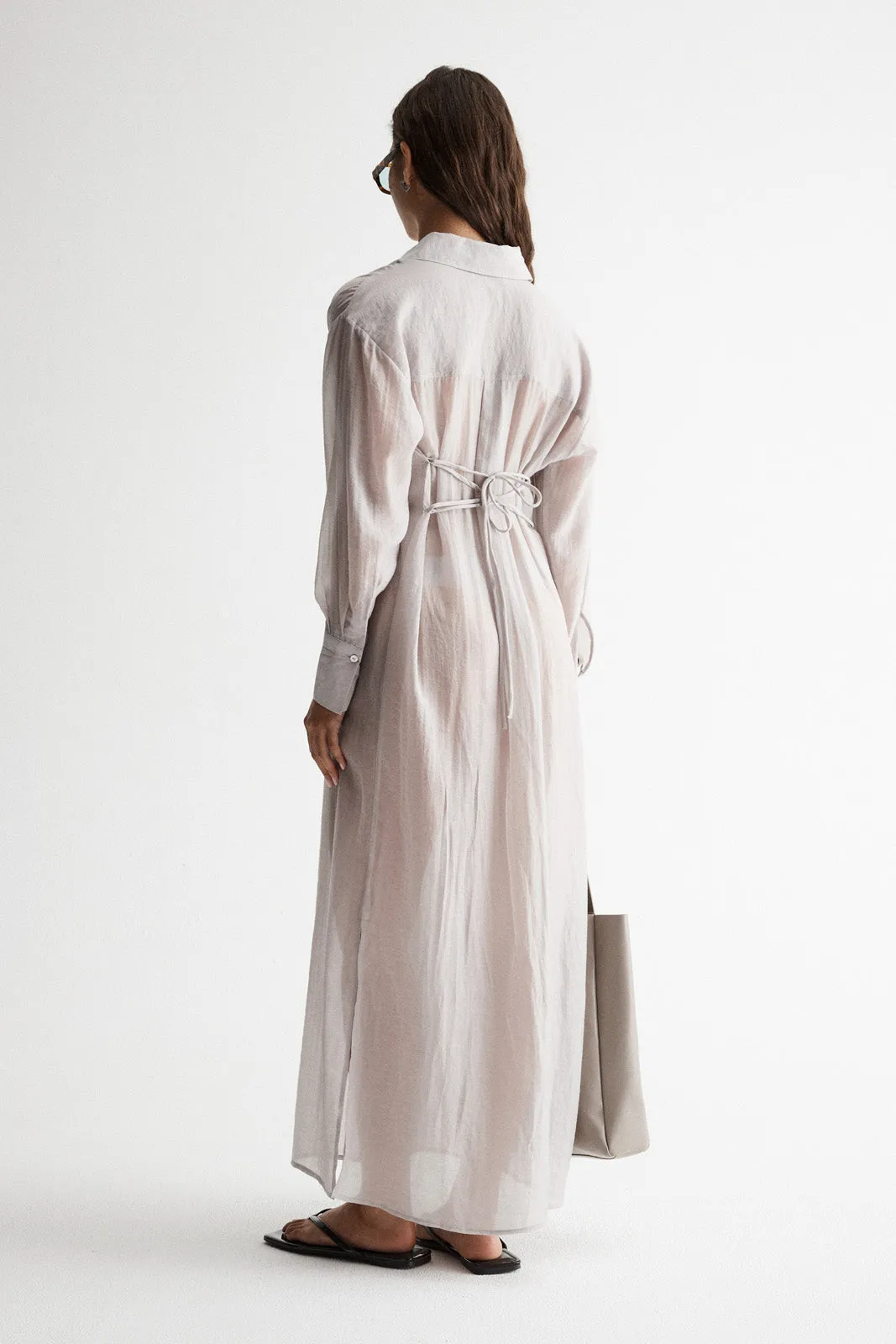 Bodhi Shirt Dress Silver