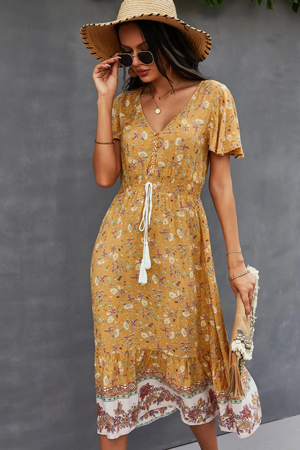 Bohemian Waist Line Dress