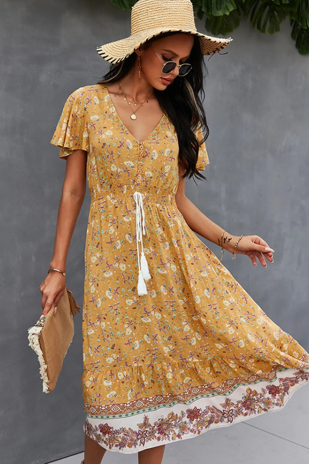 Bohemian Waist Line Dress