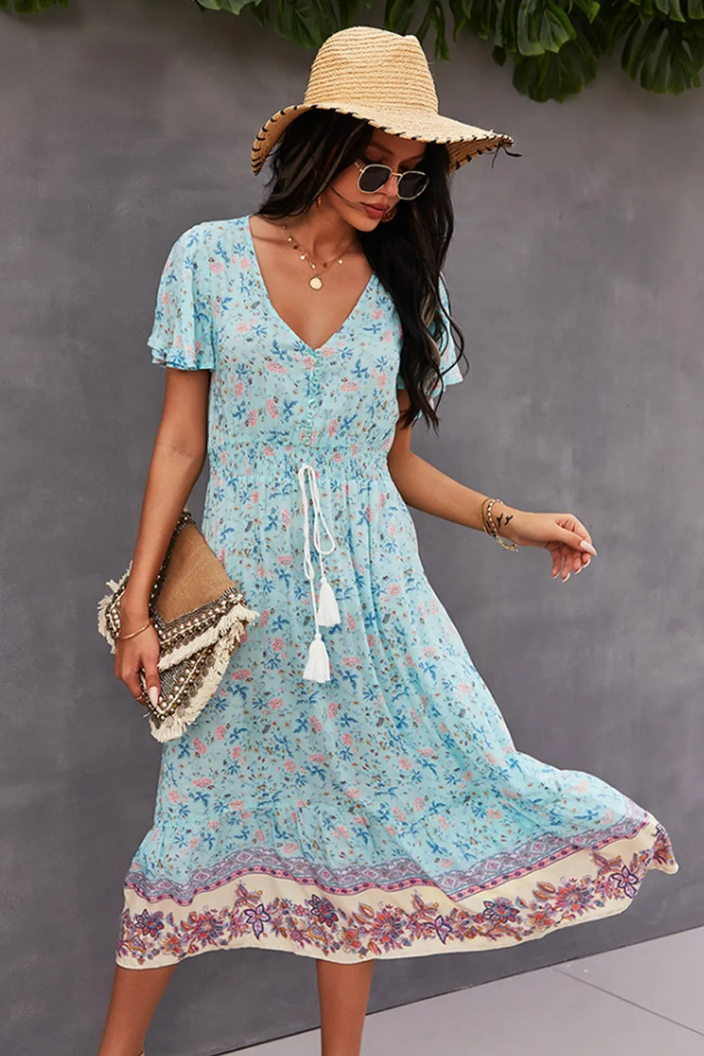 Bohemian Waist Line Dress