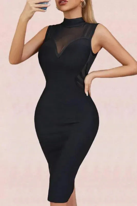 Brooklyn Bodycon Dress - Classic Black