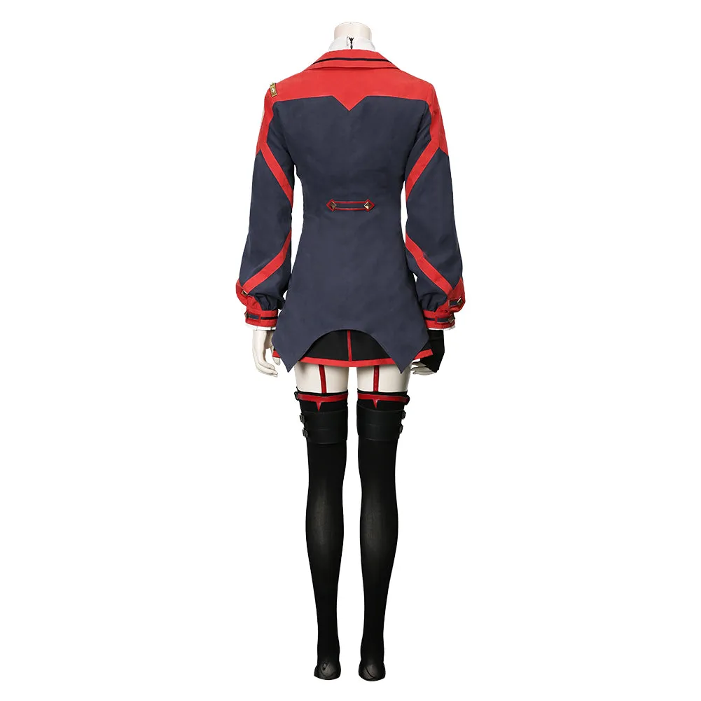 Demon King Academy-Sasha Necron Women Dress Outfit Halloween Carnival Suit Cosplay Costume