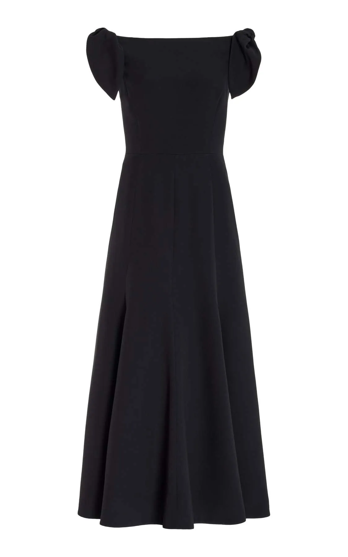 Eda Dress in Black Silk