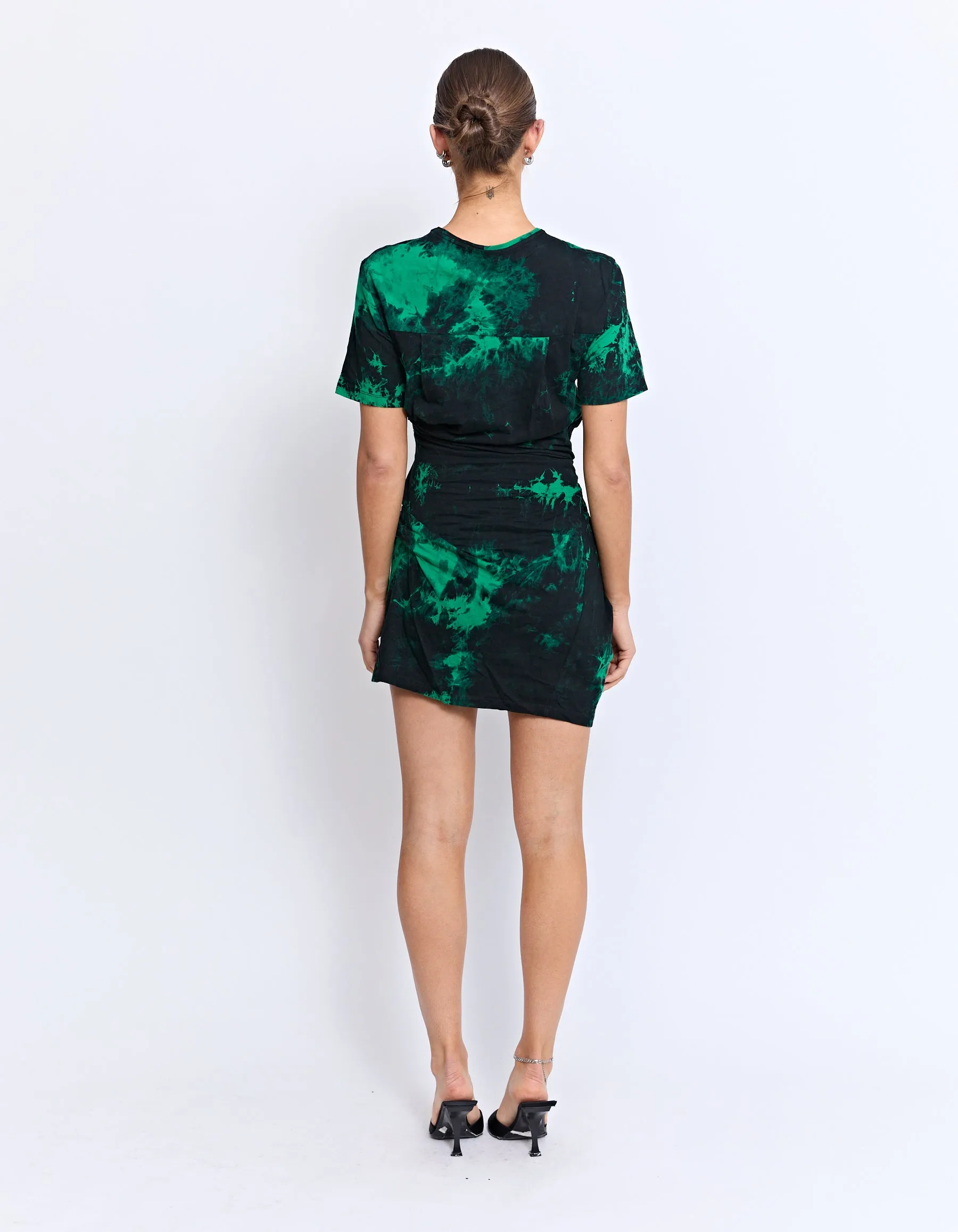 ENZO TWIST DRESS | INK