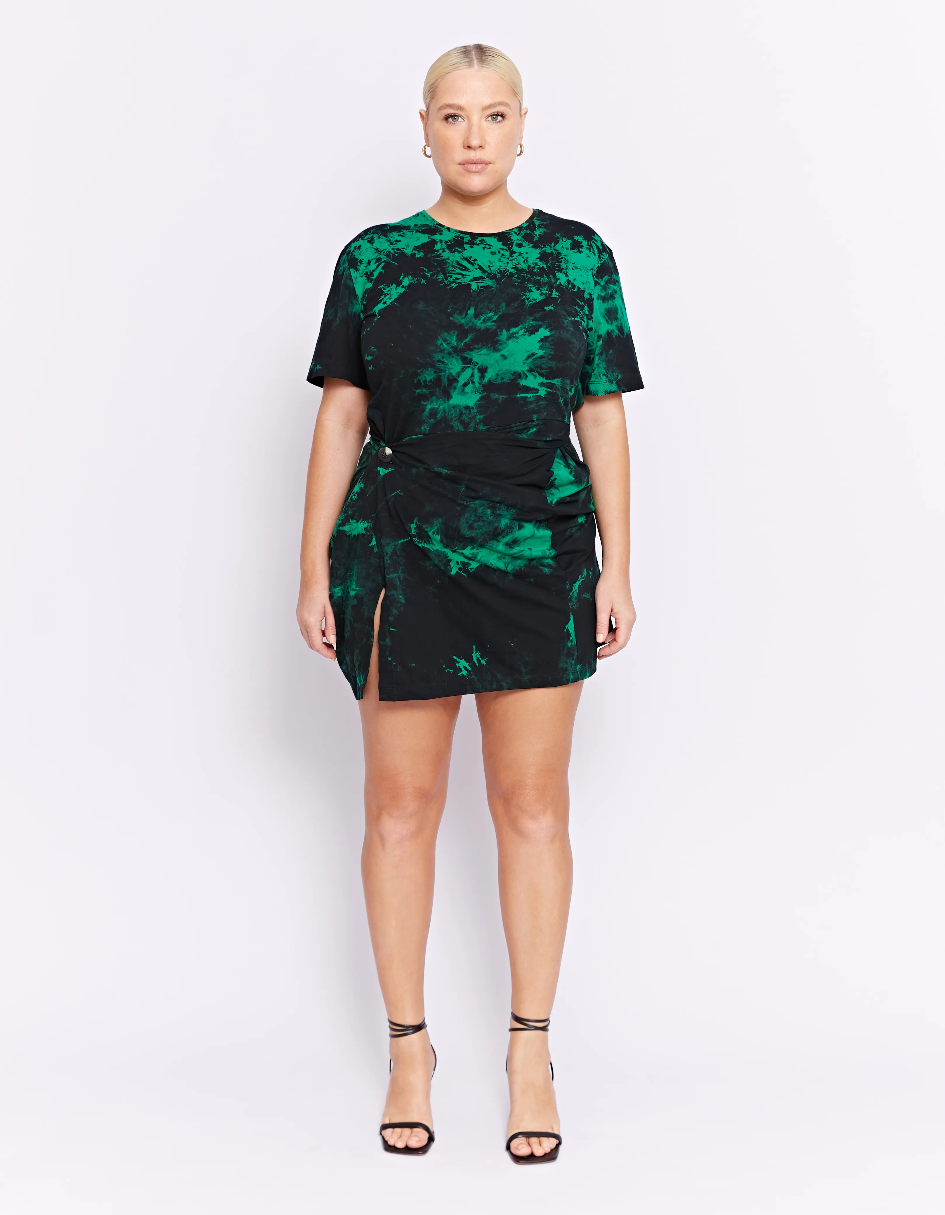 ENZO TWIST DRESS | INK