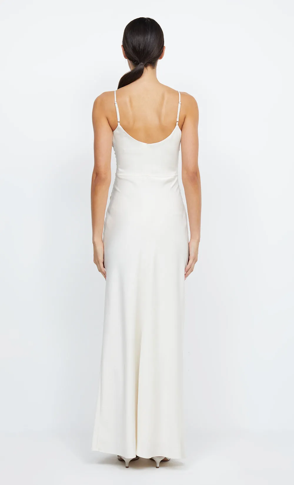 ETERNITY SCOOP MAXI DRESS - CREAM