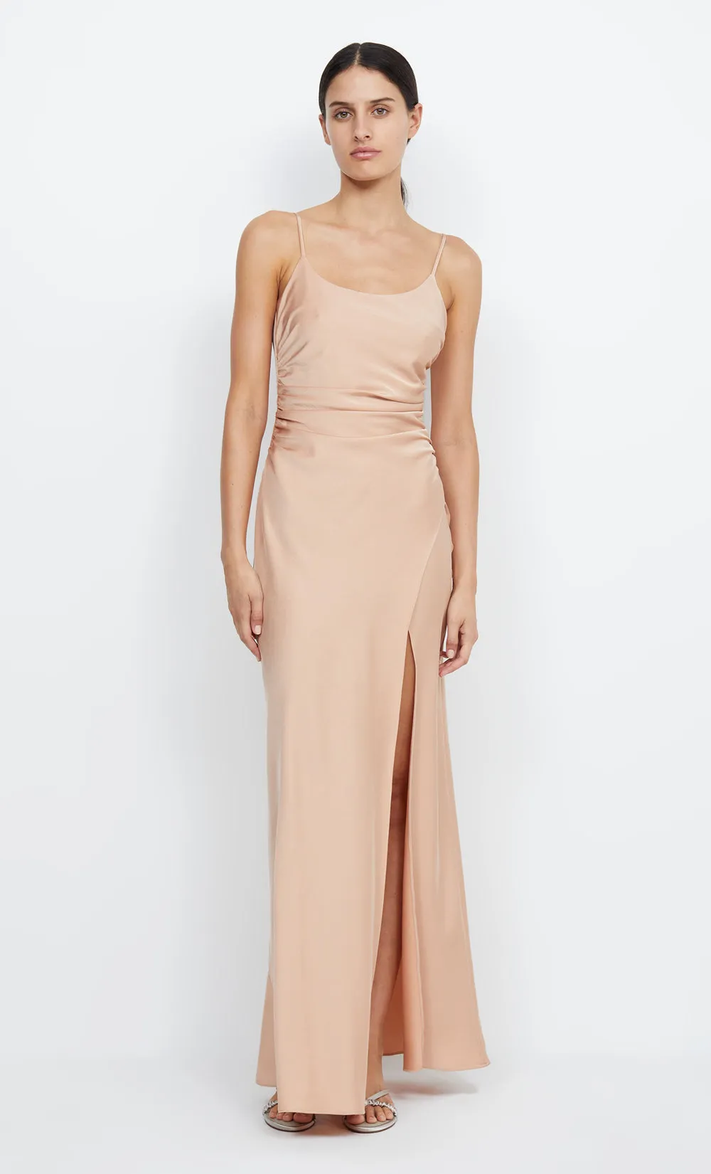 ETERNITY SCOOP MAXI DRESS - ROSE GOLD