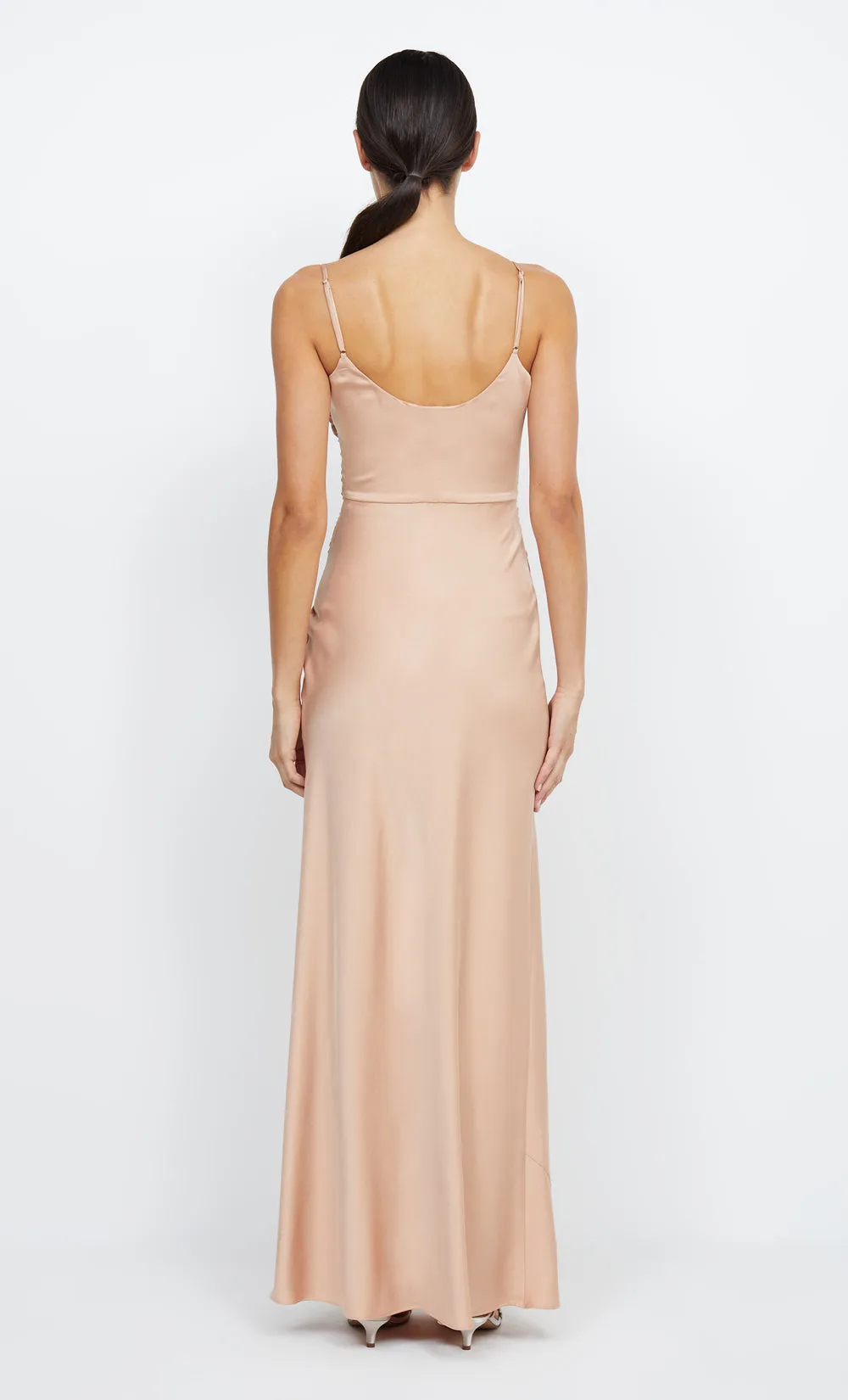 ETERNITY SCOOP MAXI DRESS - ROSE GOLD