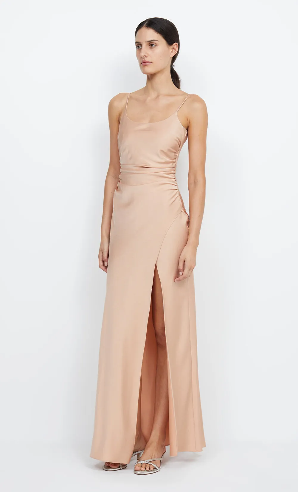 ETERNITY SCOOP MAXI DRESS - ROSE GOLD