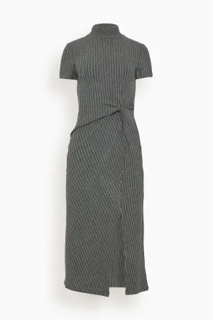 Flint Dress in Charcoal Multi