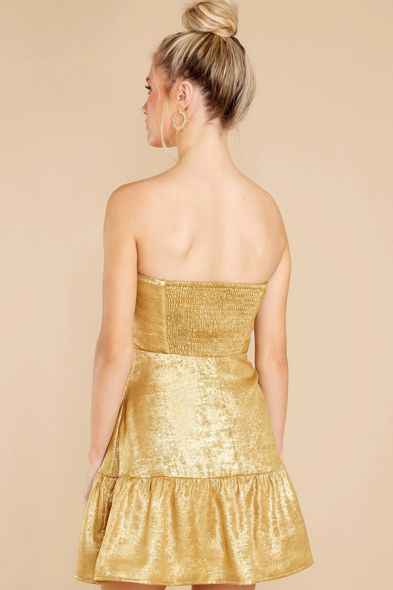 Fun And Festive Gold Dress