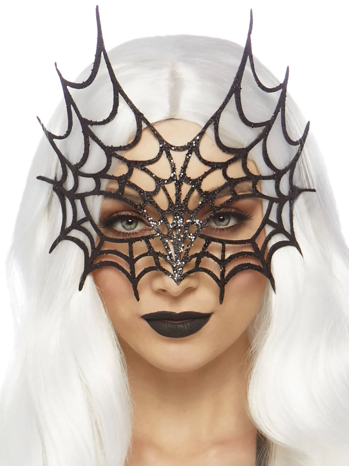 Glitter Die Cut Web Mask