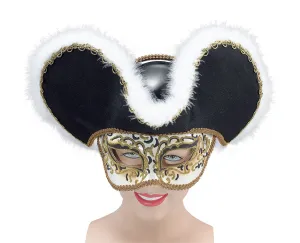 Gold Highwayman Masquerade Mask