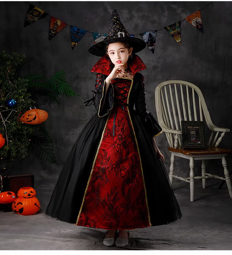 Halloween Cosplay Girl Vampire Witch Dress