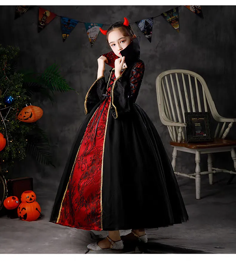 Halloween Cosplay Girl Vampire Witch Dress