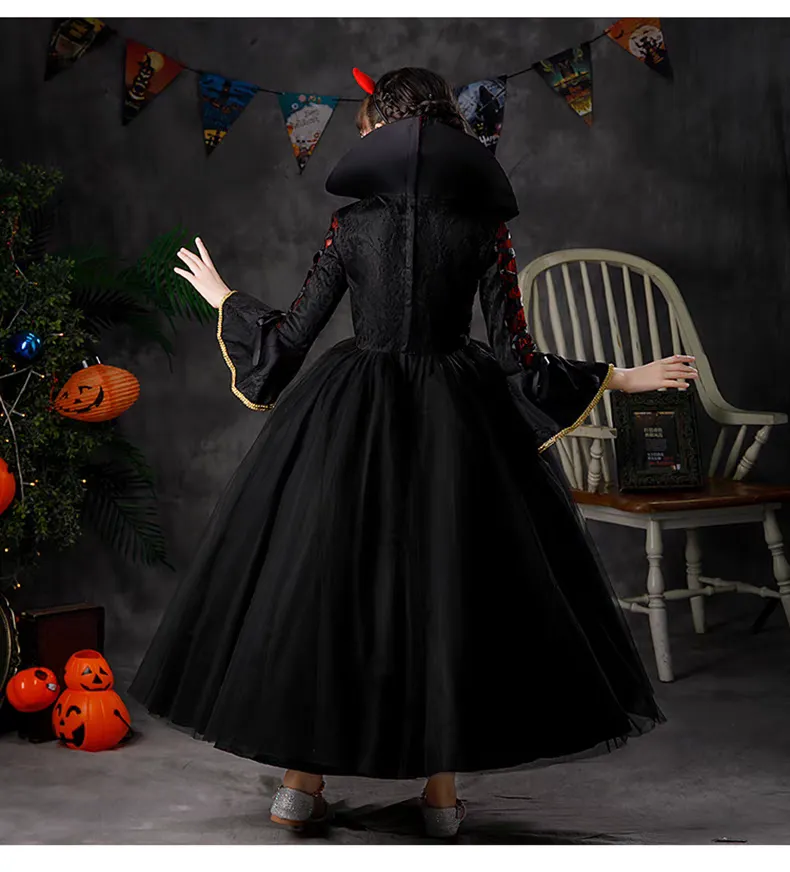 Halloween Cosplay Girl Vampire Witch Dress