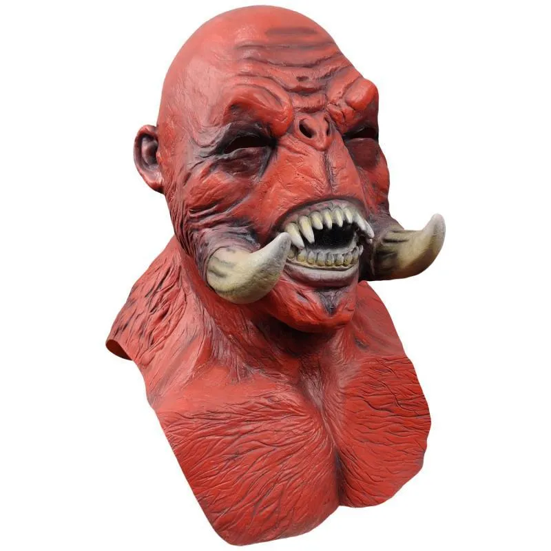 Halloween Scary Orc Mask Halloween Orc Mask Headgear