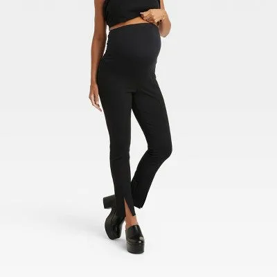 Isabel Maternity by Ingrid & High Rise Straight Leg Full Ponte Pants Midweight