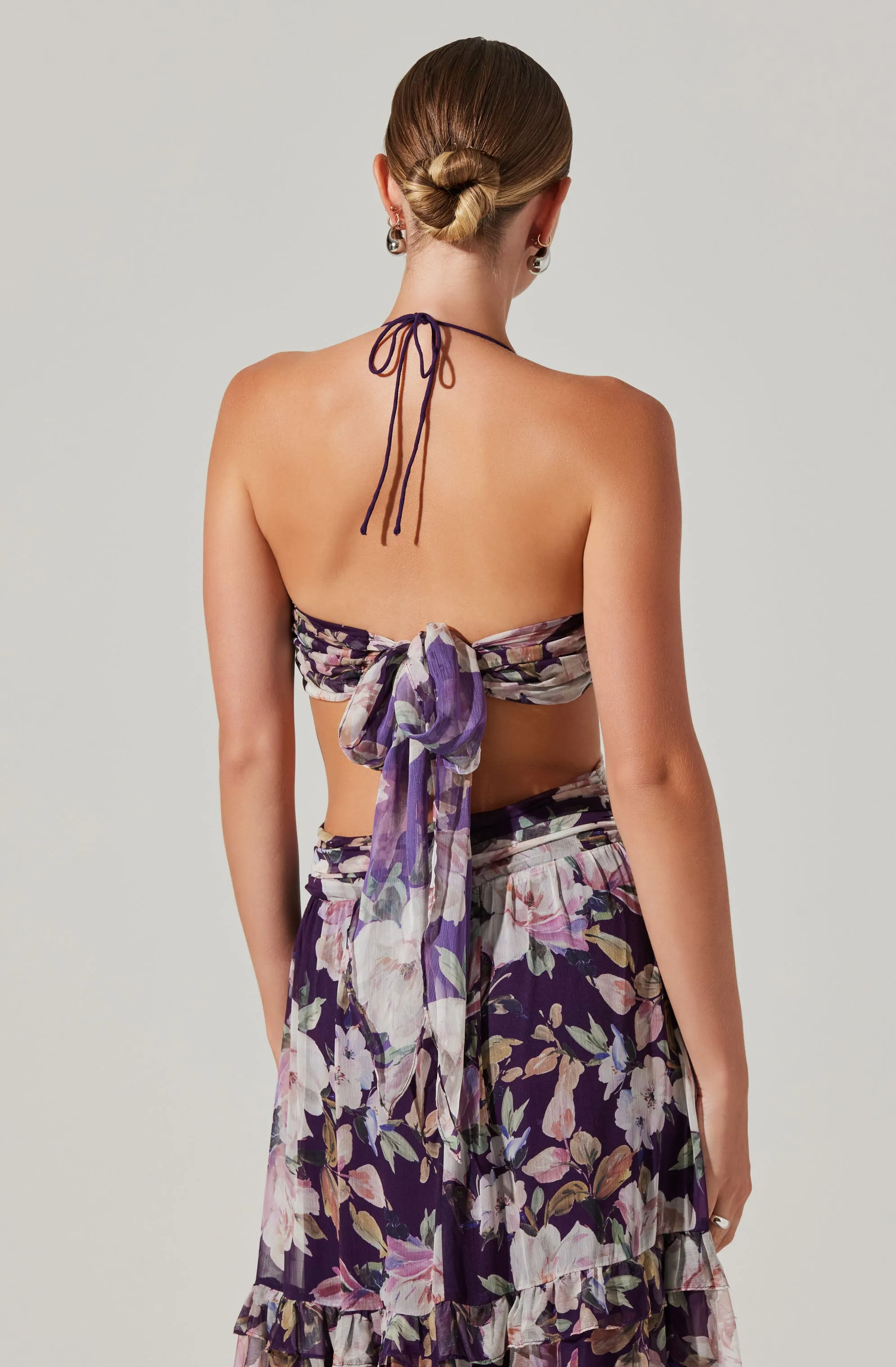 Kitsune Floral Maxi Dress