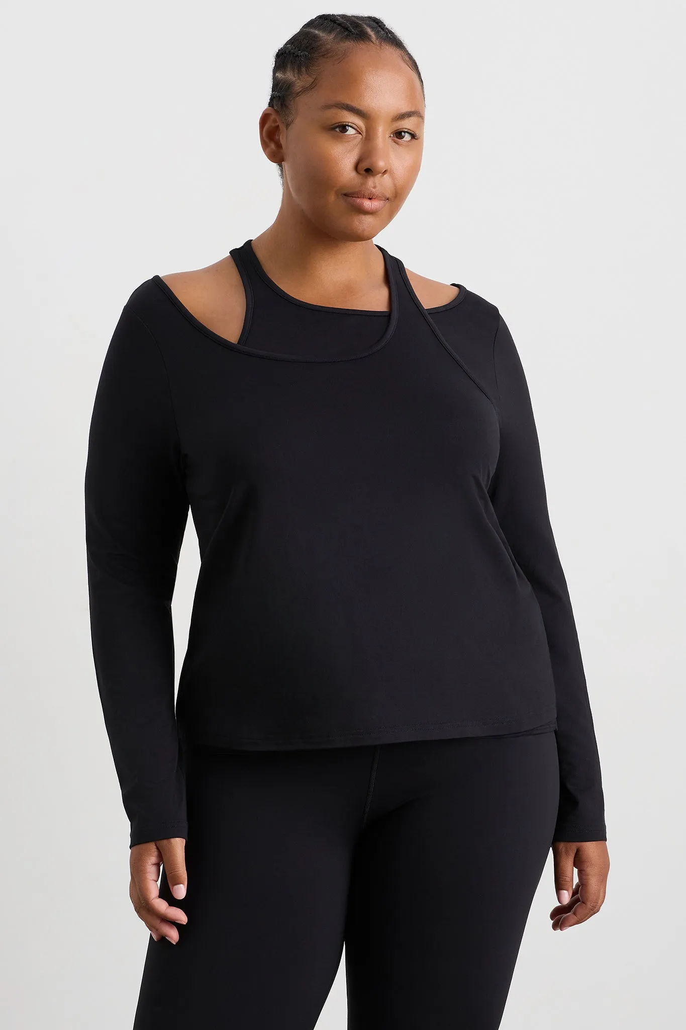 Layered Long Sleeve Top 157