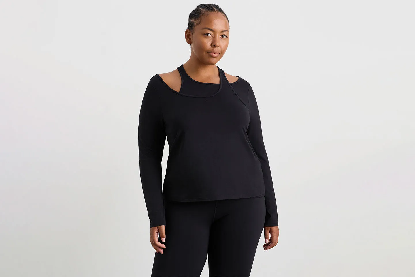 Layered Long Sleeve Top 157