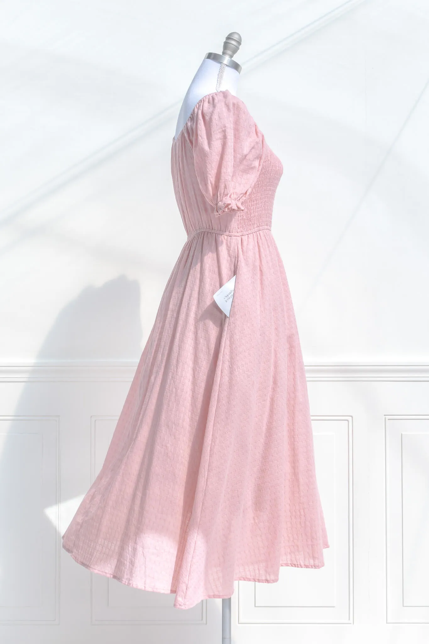 Lily of the Valley Dress - Blush Pink