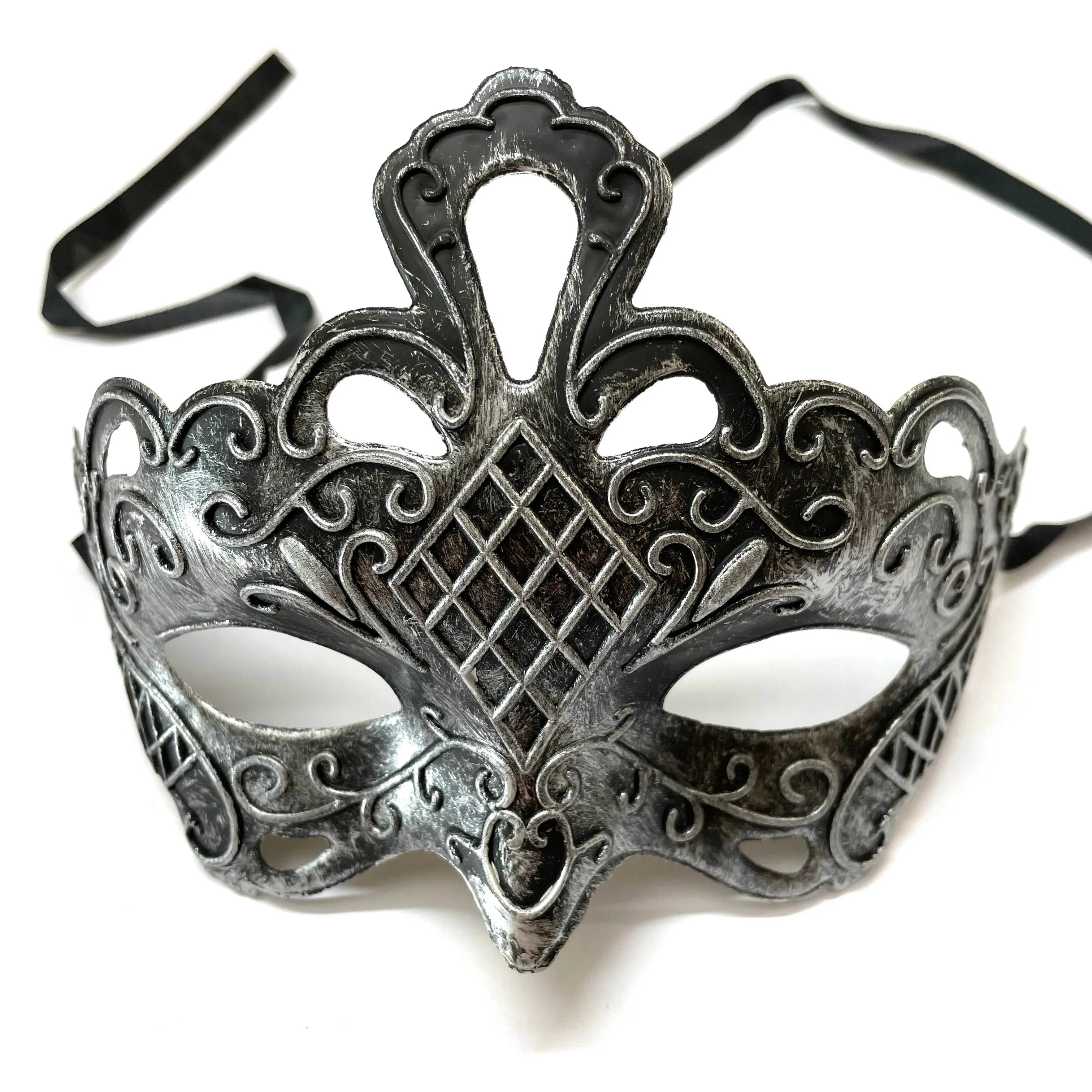 Man Sexy Elegant Masquerade Ball Party Mask - Silver ((Style 10))