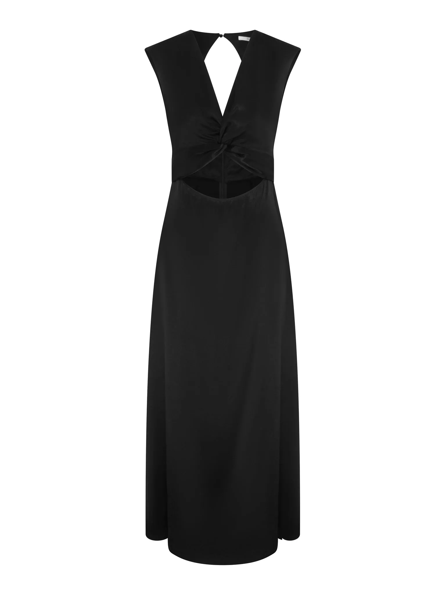 Marin Twist Front Dress in Black