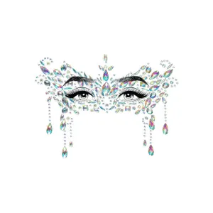 Masquerade Adhesive Face Jewels in Clear - Leg Avenue