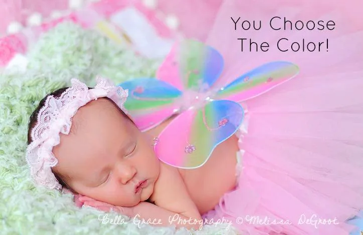 Newborn Fairy Butterfly Wings - You Choose Color