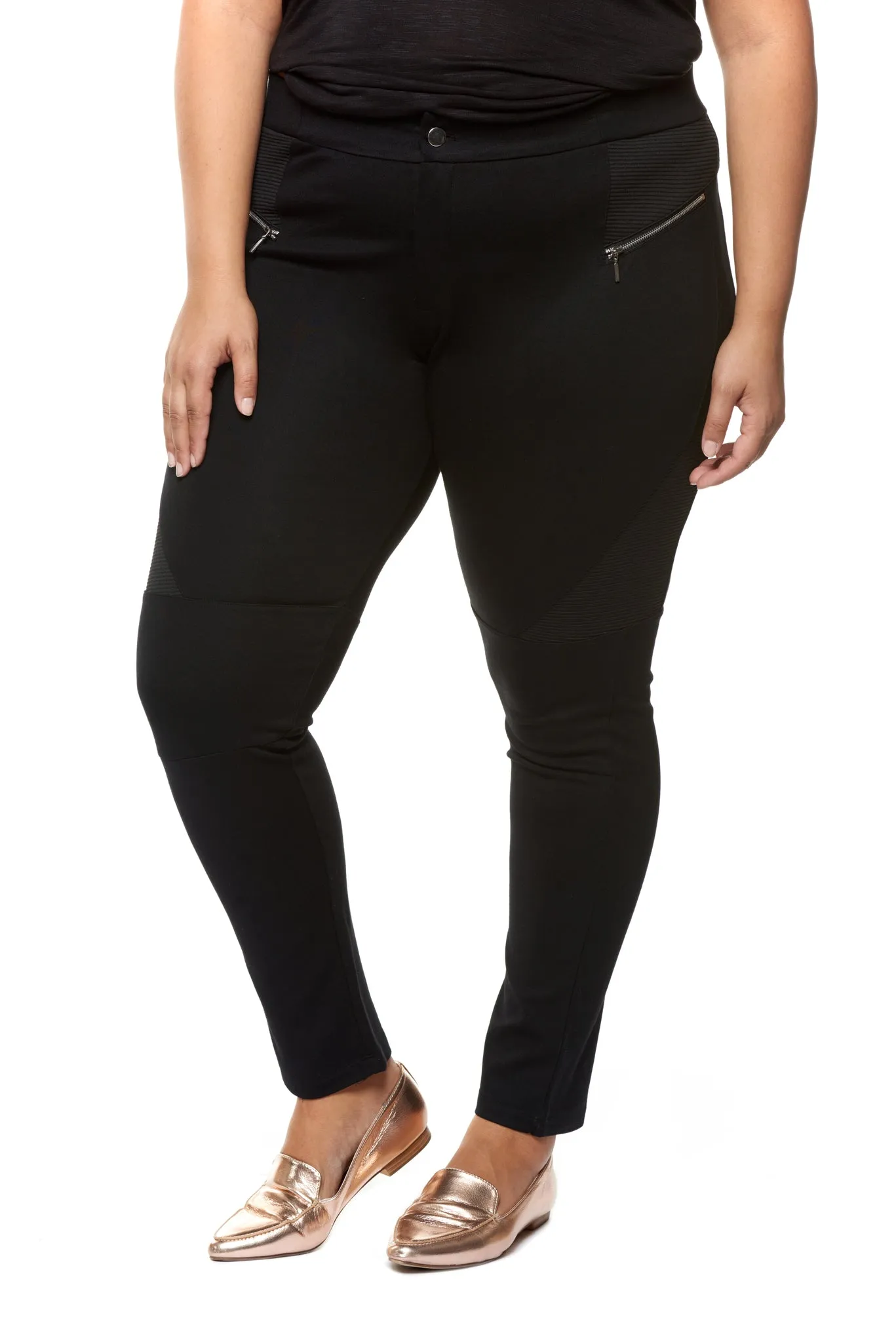 Plus Size Slimming Black Pants