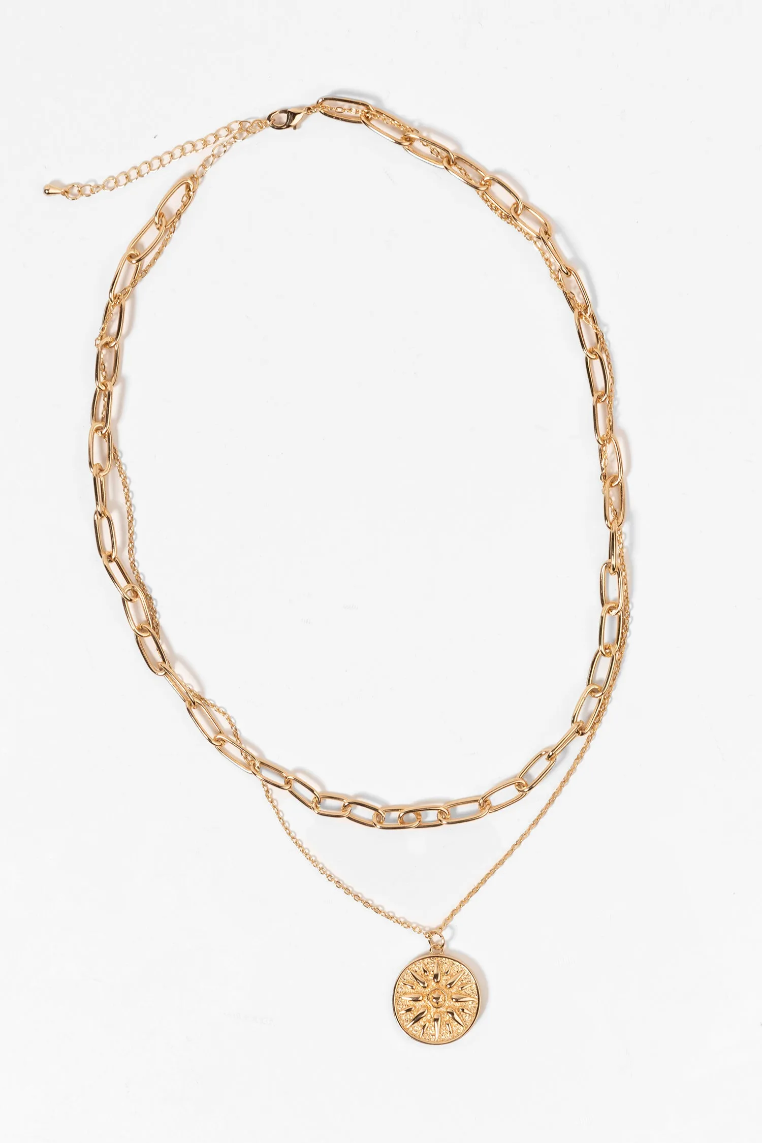 Sandbar Geometric Copper Necklace