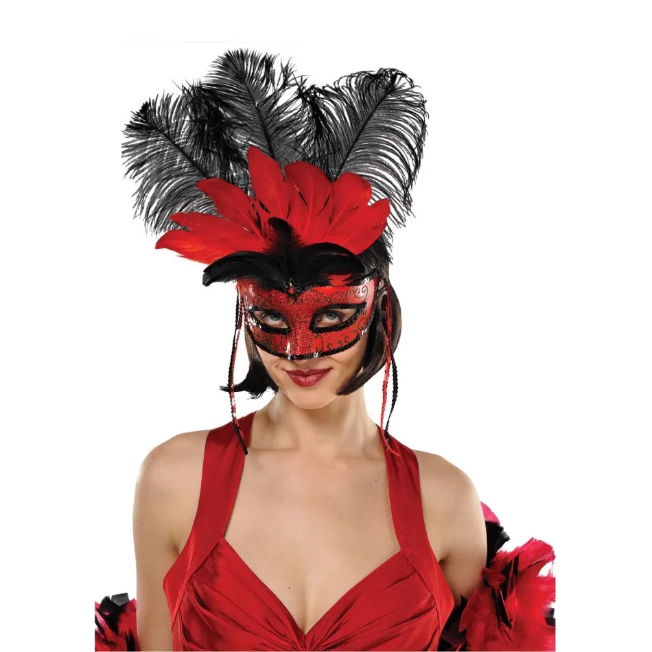 Temptation Feather Mask