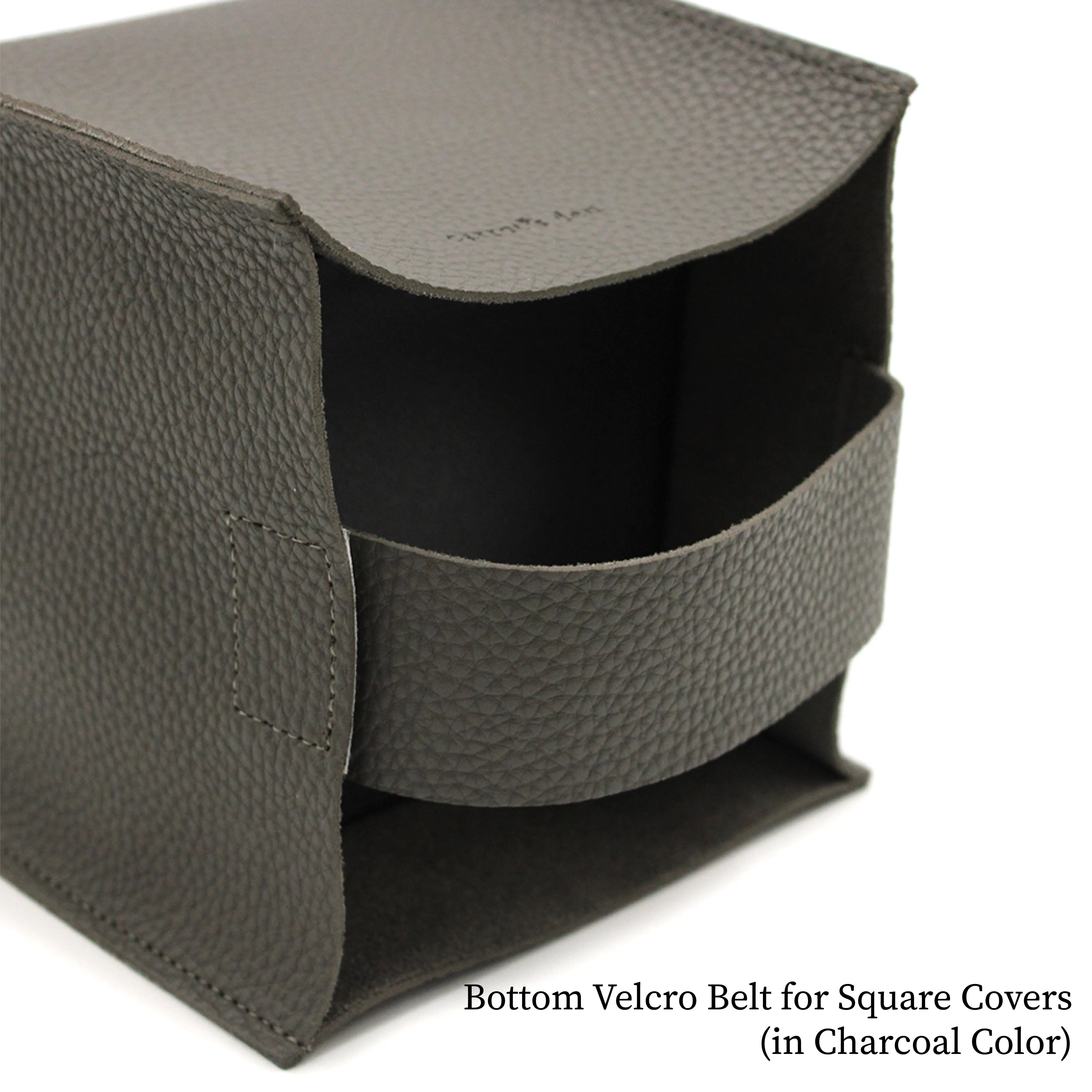 Vegan Leather Tissue Box Cover, Square, 9 Colors