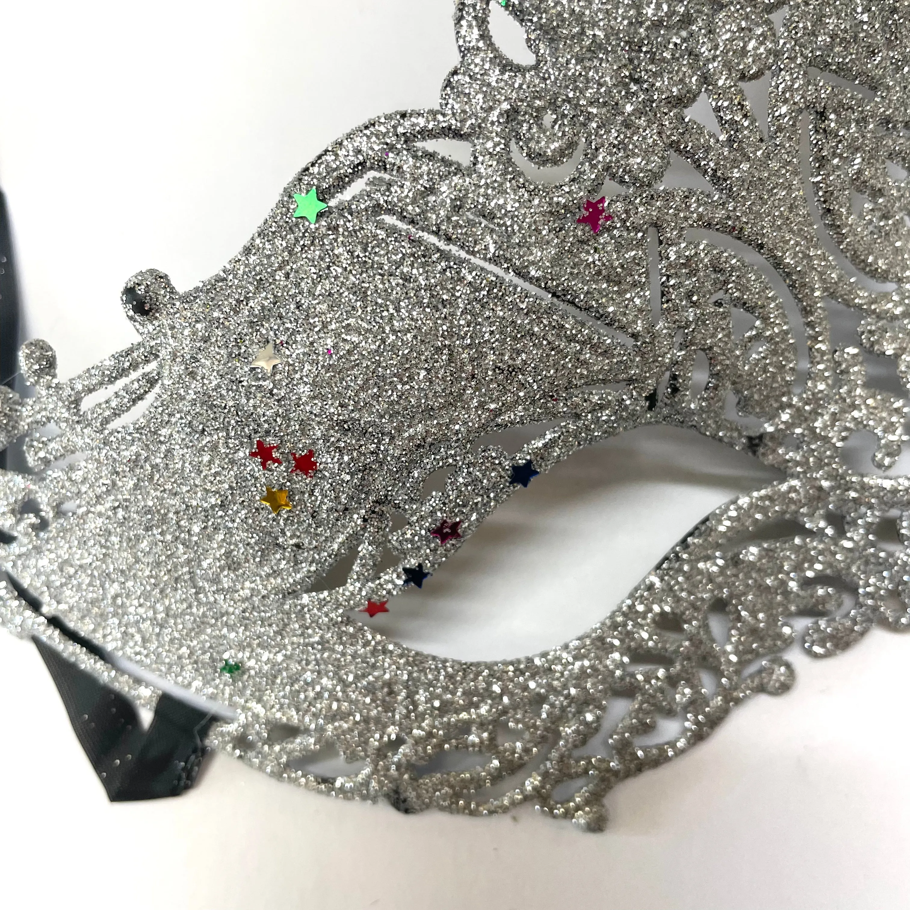 Women Lace Sexy Elegant Masquerade Ball Party Mask - Silver ((Style 5))