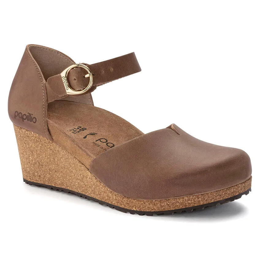 WOMEN'S PAPILLIO BY BIRKENSTOCK MARY WEDGE SANDAL | COGNAC OILED